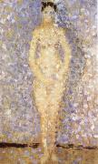 Georges Seurat Standing Female Nude Spain oil painting artist